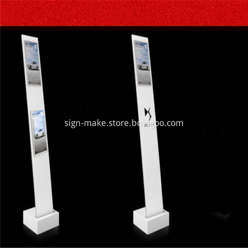 A4 Floor Standing Poster Holder Frames Display